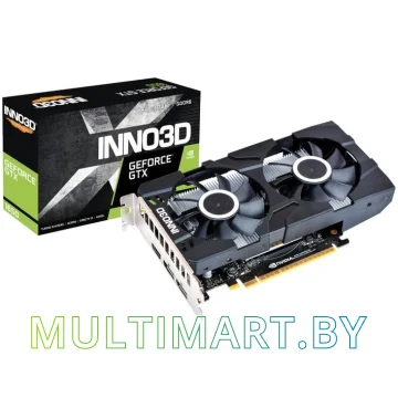 Видеокарта Inno3D GeForce GTX 1650 Twin X2 OC 4GB GDDR6 (N16502-04D6X-1177VA25)